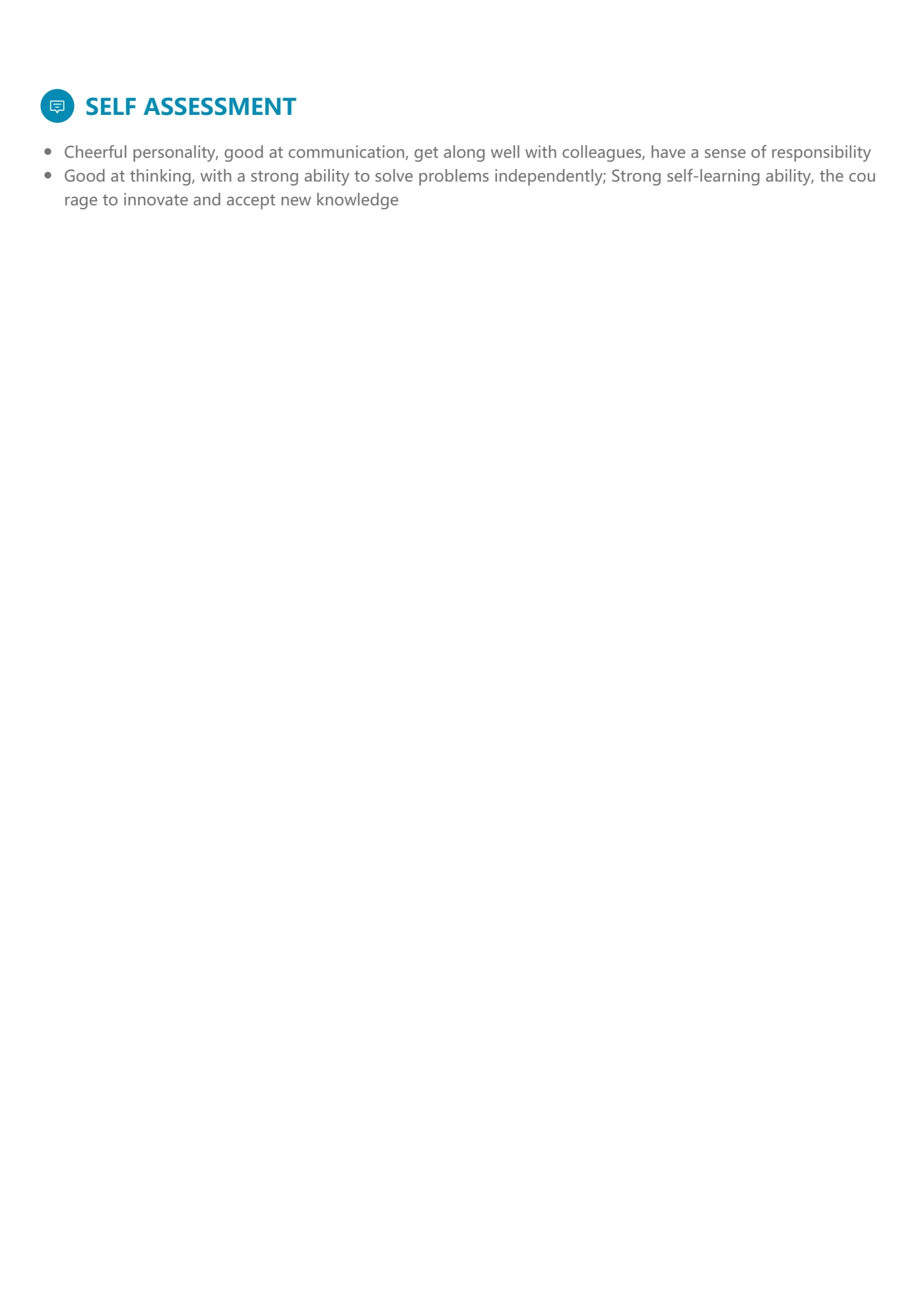English résumé page 5